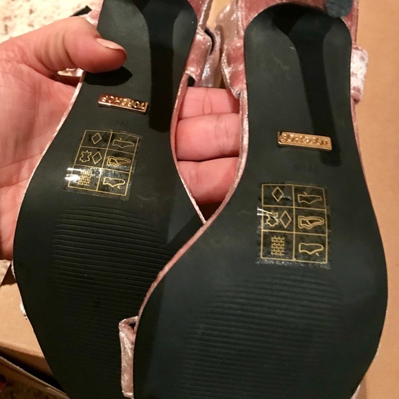 Topshop velvet heels - Picture 5 of 7